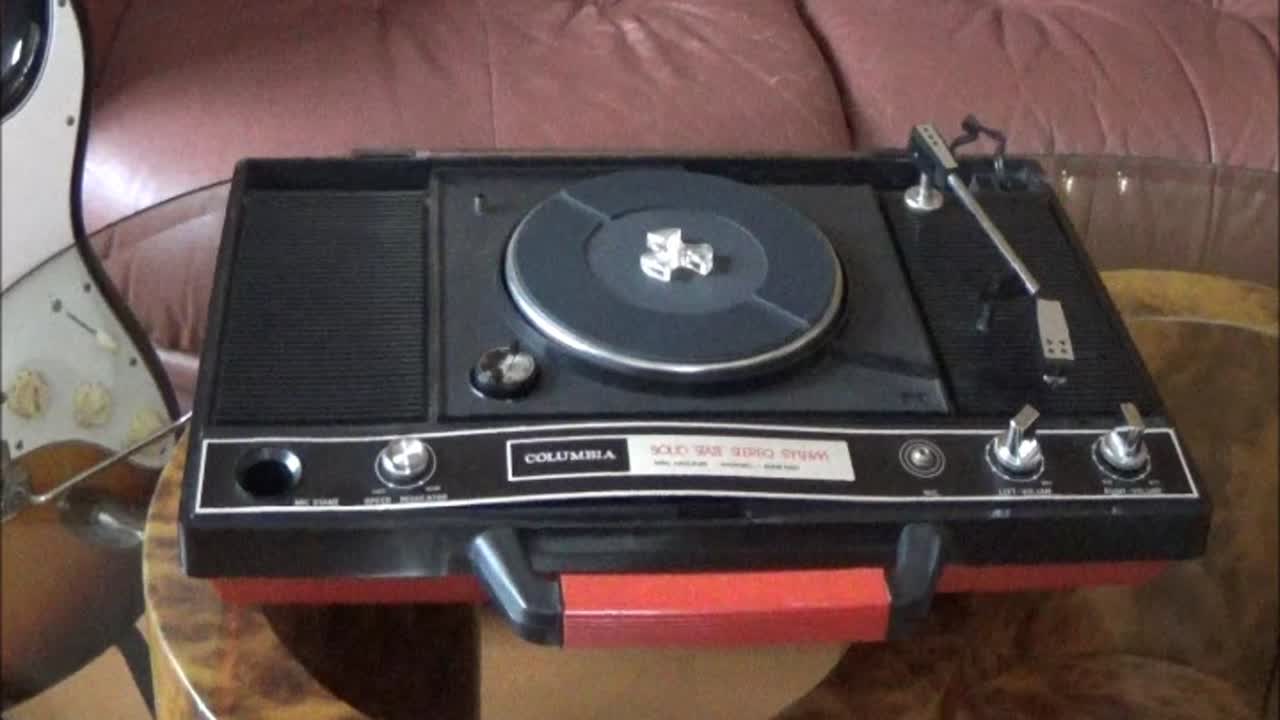 コロムビア ポータブルレコードプレーヤー 228MD 1970年代 - その他